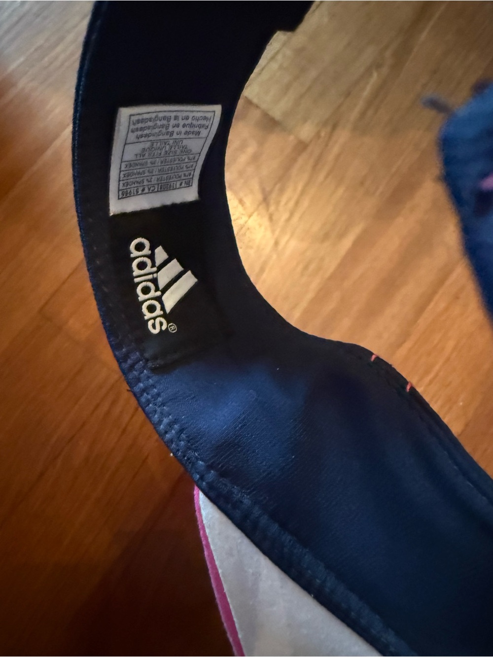 Notre Dame Navy and Pink Visor Adidas - Picture 3 of 3